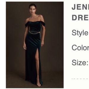 Jenny Yoo Issa Velvet Dress
